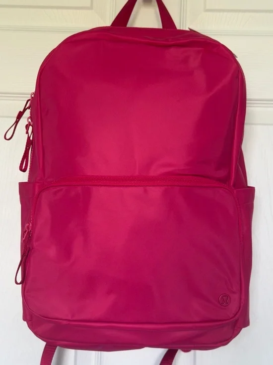 🆕 LULULEMON Everywhere Backpack 22L Calypso Pink/Sheer Oak NWT - Picture 6 of 16